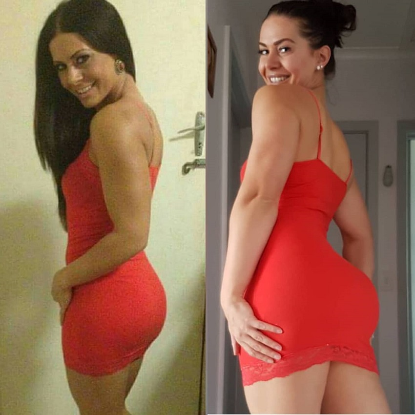 Monique de Dios fitness transformation before-after